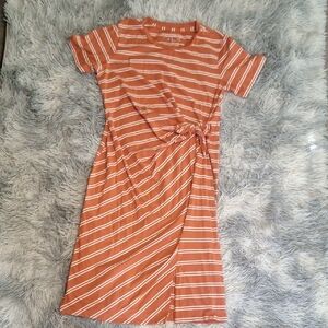 AnyBody Women's Orange Midi Dress Size Medium